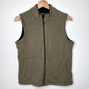Royal Robbins Sweater Vest Men's S Green Sleeveless Full Zip Knit Outdoors‎ Gorp
